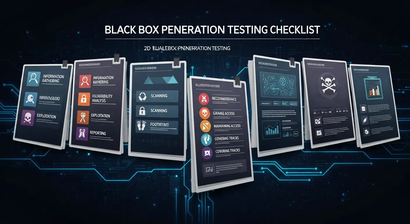 Checklist Penetration Testing Black Box untuk Keamanan Siber Panduan lengkap black box penetration testing checklist untuk keamanan siber.