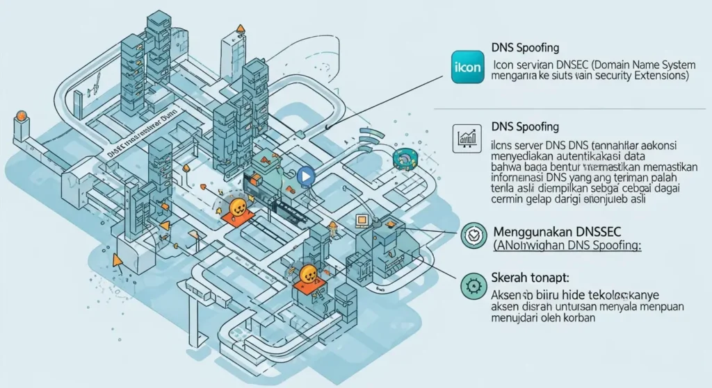 DNS Spoofing: Ancaman Tersembunyi di Dunia Cybersecurity Memahami pentingnya keamanan dalam teknologi dengan fokus pada DNS Spoofing dan cara pencegahannya.
