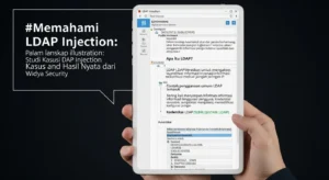 Memahami LDAP Injection: Kasus Studi dan Hasil Nyata Artikel ini membahas tentang LDAP Injection dengan pendekatan langkah-demi-langkah, menyajikan hasil nyata dari pengalaman Widya Security di bidang cybersecurity.