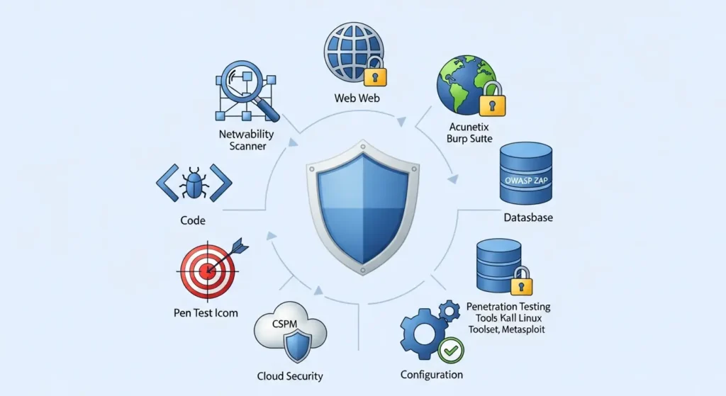 Vulnerability Assessment Tools in Cybersecurity Temukan alat penilaian kerentanan yang penting dalam keamanan siber.