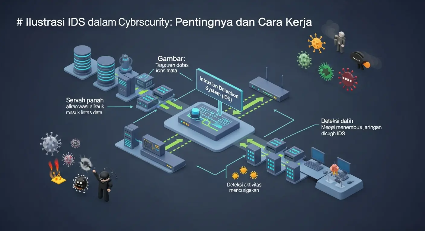 IDS dalam Cybersecurity: Pentingnya dan Cara Kerja Pelajari tentang Intrusion Detection System (IDS) dan pentingnya dalam cybersecurity. Panduan lengkap untuk organisasi dalam meningkatkan keamanan data.