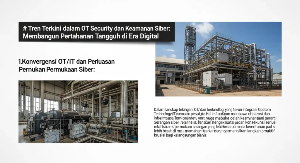 Tren Terkini dalam OT Security dan Keamanan Siber Artikel ini membahas tren terkini dalam OT Security dan langkah-langkah untuk meningkatkan keamanan siber di organisasi.