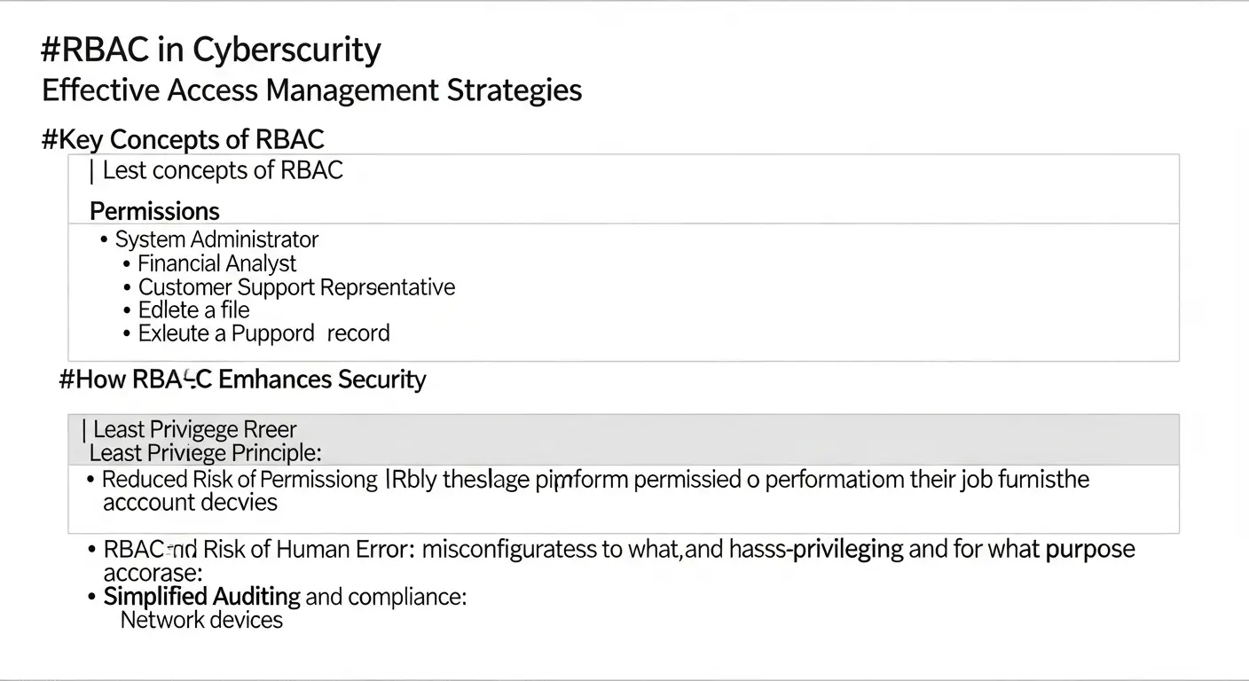 RBAC dalam Cybersecurity: Strategi Pengelolaan Akses yang Efektif Pelajari tentang RBAC dalam cybersecurity dan bagaimana implementasinya dapat meningkatkan keamanan sistem Anda.