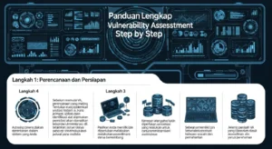 Vulnerability Assessment Step by Step Dalam Cybersecurity Ikuti langkah-langkah vulnerability assessment step by step untuk melindungi sistem Anda dari ancaman siber. Artikel komprehensif dari Widya Security.