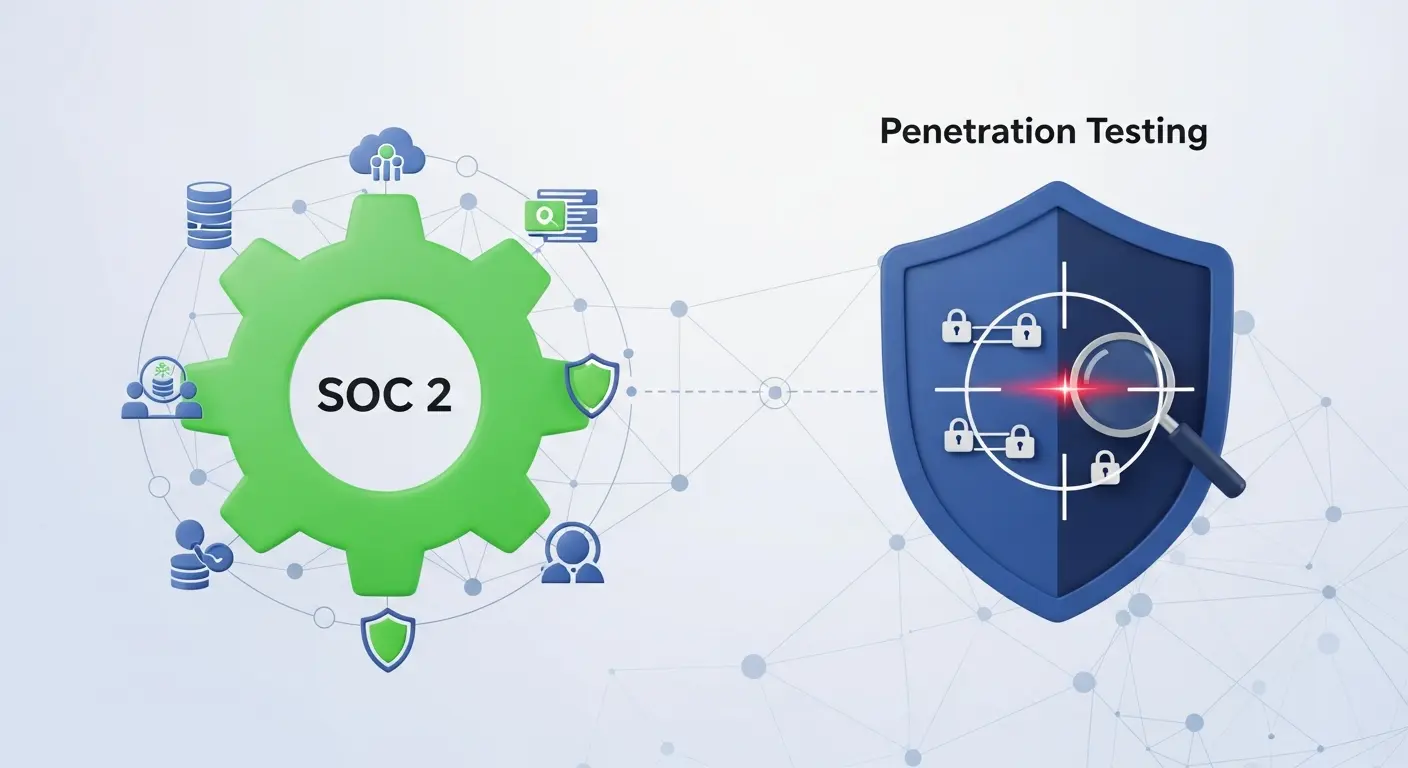 SOC 2: Meningkatkan Keamanan dengan Penetration Testing Pelajari bagaimana SOC 2 dan penetration testing berperan dalam meningkatkan keamanan siber Anda.
