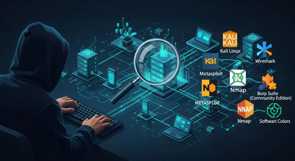 Free Software for Penetration Testing dalam Cybersecurity Artikel ini membahas free software for penetration testing yang penting untuk cybersecurity.