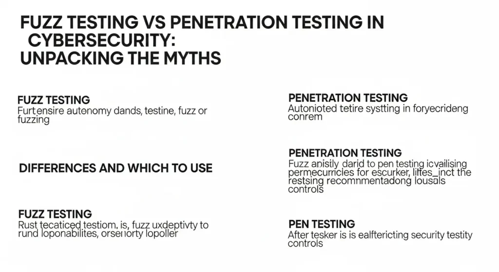 Fuzz Testing vs Penetration Testing dalam Keamanan Siber Membongkar mitos fuzz testing dan penetration testing dalam cybersecurity, apa bedanya dan mana yang perlu digunakan?