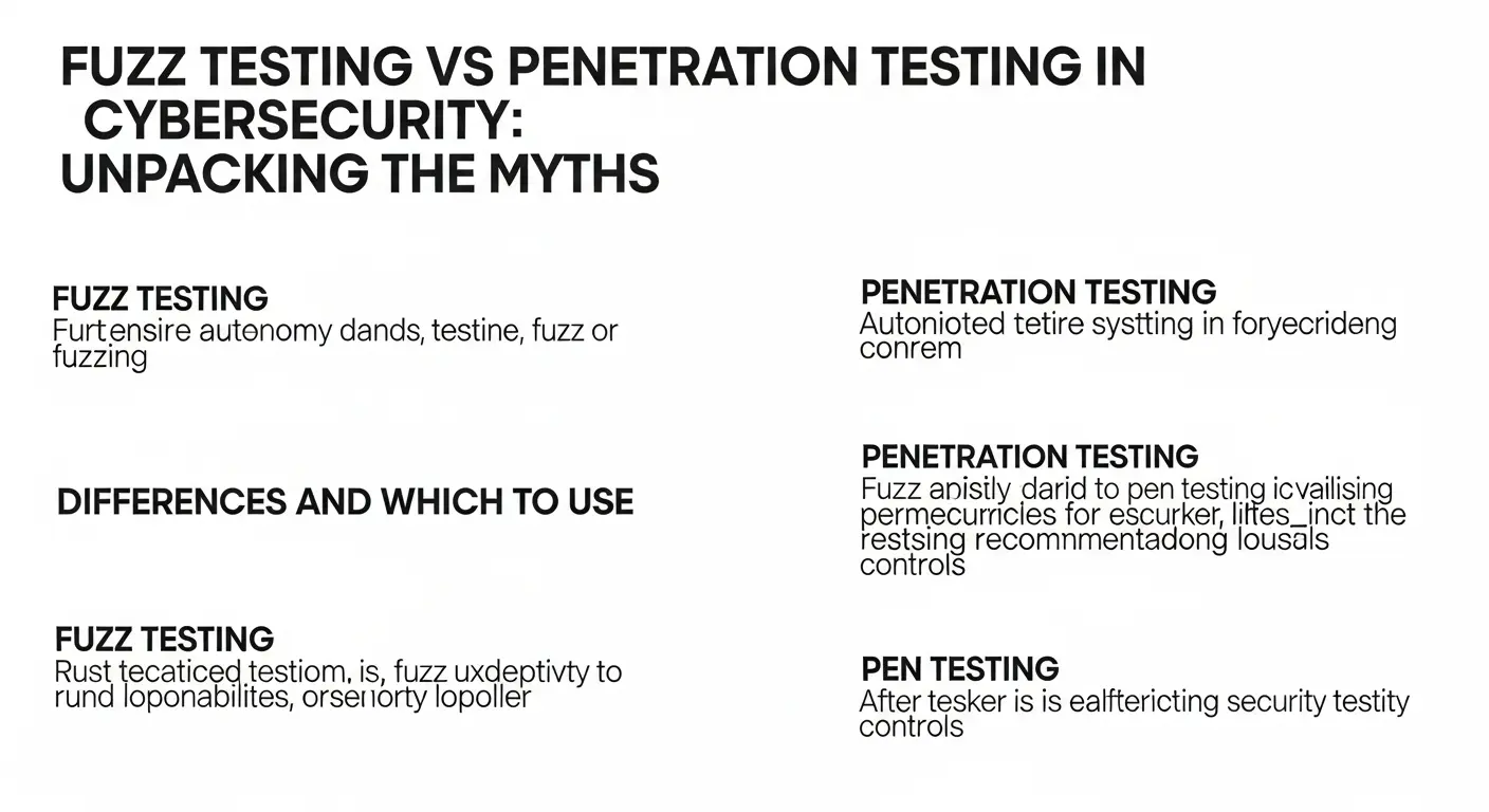 Fuzz Testing vs Penetration Testing dalam Keamanan Siber Membongkar mitos fuzz testing dan penetration testing dalam cybersecurity, apa bedanya dan mana yang perlu digunakan?