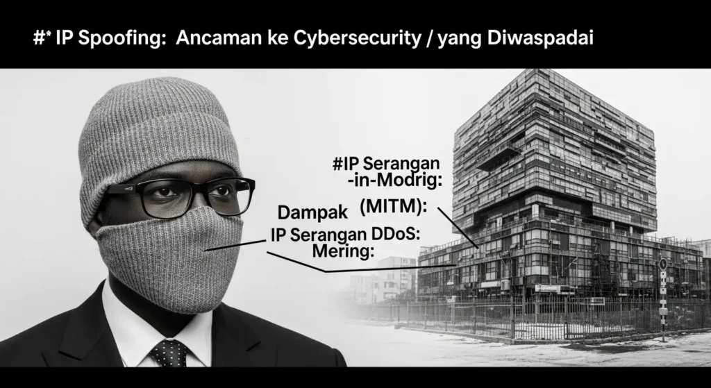 IP Spoofing: Ancaman ke Cybersecurity yang Harus Diwaspadai Artikel ini membahas IP Spoofing dalam keamanan siber, dampaknya, dan bagaimana penetration testing bisa mencegahnya.