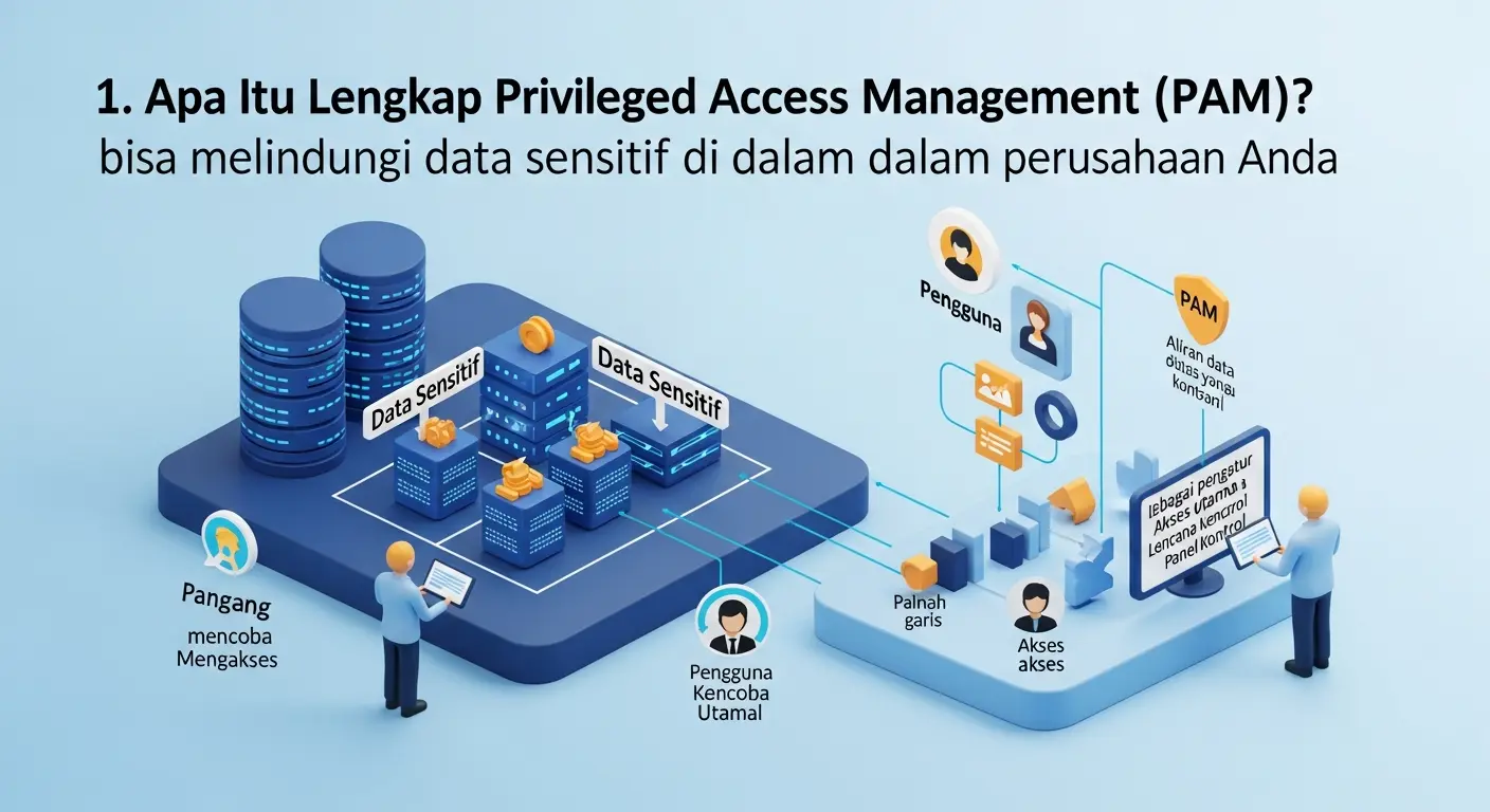 Panduan Lengkap Privileged Access Management dalam Cybersecurity Pelajari bagaimana Privileged Access Management (PAM) bisa melindungi data sensitif di dalam perusahaan Anda. Panduan langkah demi langkah ini dirancang untuk semua orang.