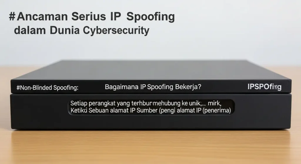 IP Spoofing: Ancaman Serius dalam Dunia Cybersecurity Mengenal IP Spoofing dalam Cybersecurity dan cara mitigasinya.