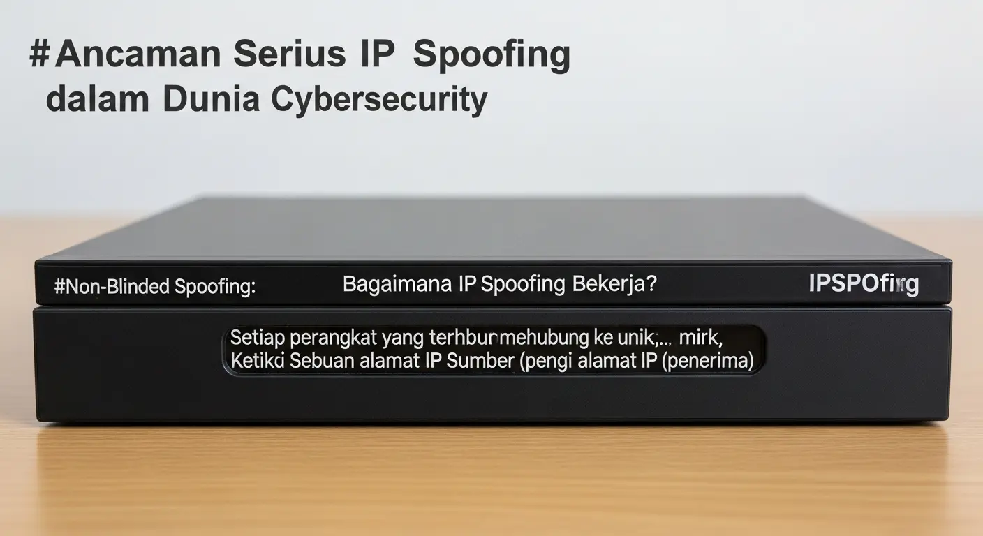 IP Spoofing: Ancaman Serius dalam Dunia Cybersecurity Mengenal IP Spoofing dalam Cybersecurity dan cara mitigasinya.