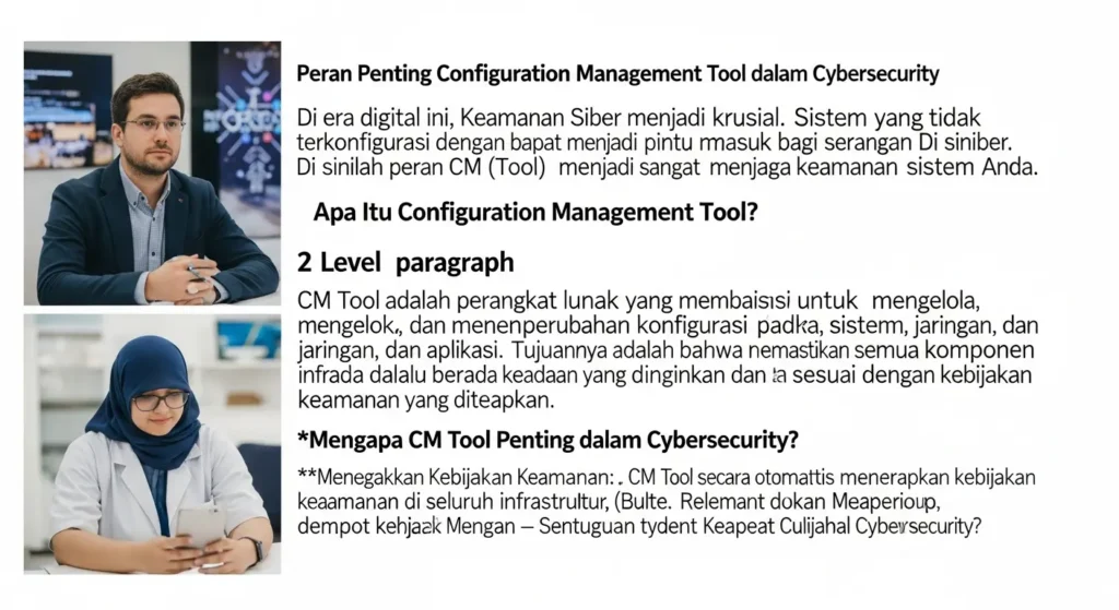 Configuration Management Tool dalam Cybersecurity Pelajari tentang peran penting Configuration Management Tool dalam cybersecurity untuk keamanan sistem Anda. Dapatkan panduan dan tips dari Widya Security.