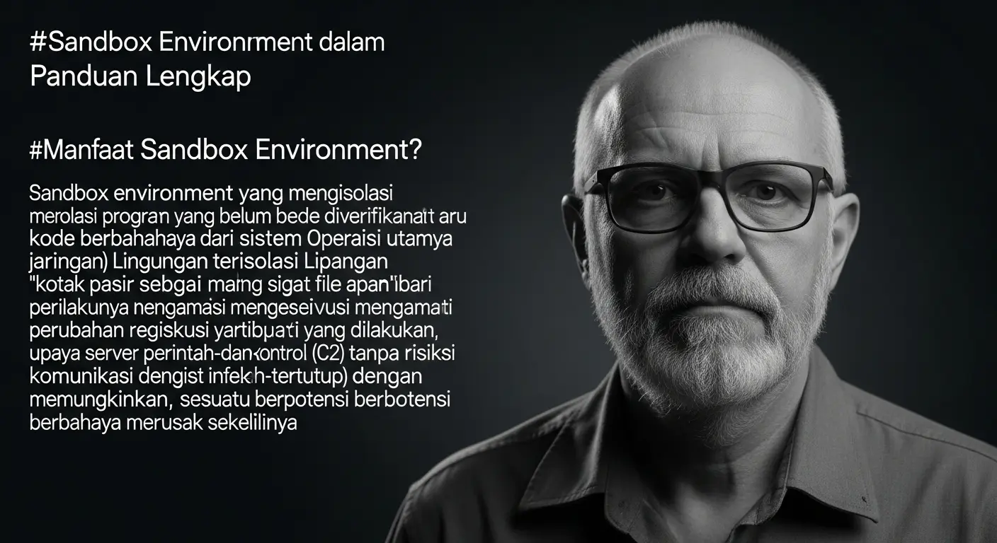 Sandbox Environment dalam Cybersecurity: Panduan Lengkap Pelajari apa itu Sandbox Environment dan manfaatnya dalam Cybersecurity. Temukan bagaimana Anda dapat mengamankan sistem Anda dengan strategi yang efektif.