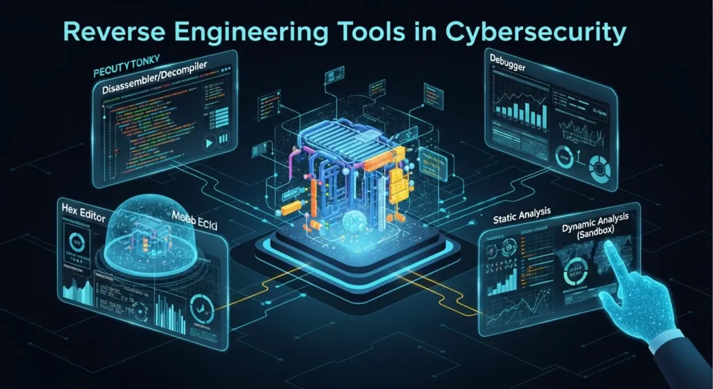 Reverse Engineering Tool dalam Cybersecurity Pelajari tentang Reverse Engineering Tool dalam bidang cybersecurity dan pentingnya bagi keamanan siber.