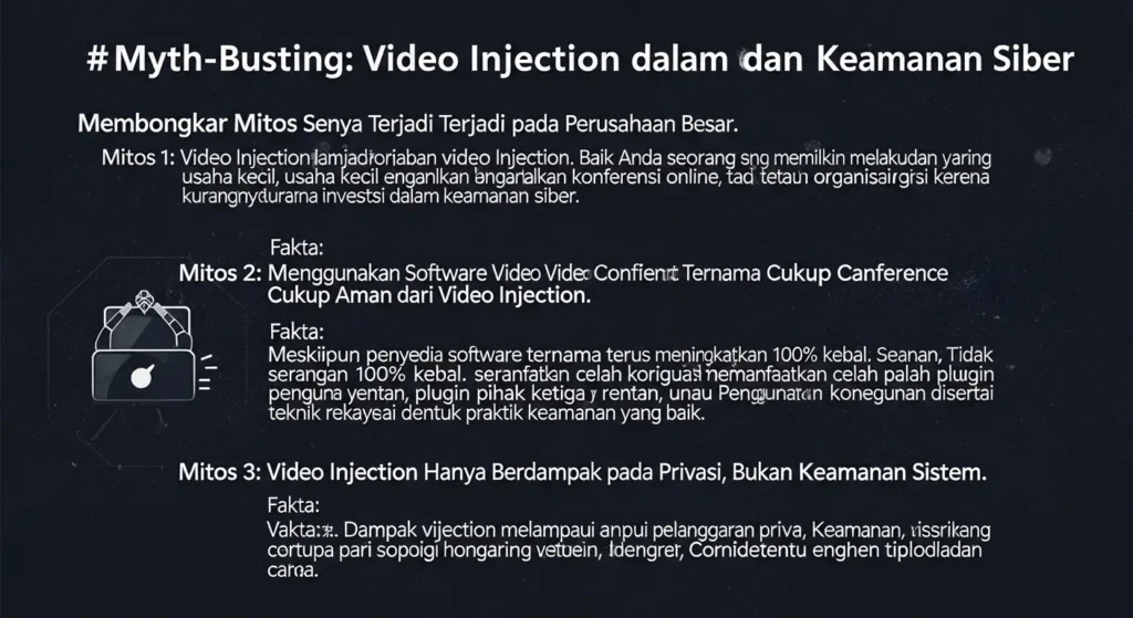 Myth-Busting: Video Injection dalam Cybersecurity Membongkar Mitos Seputar Video Injection dan Keamanan Siber