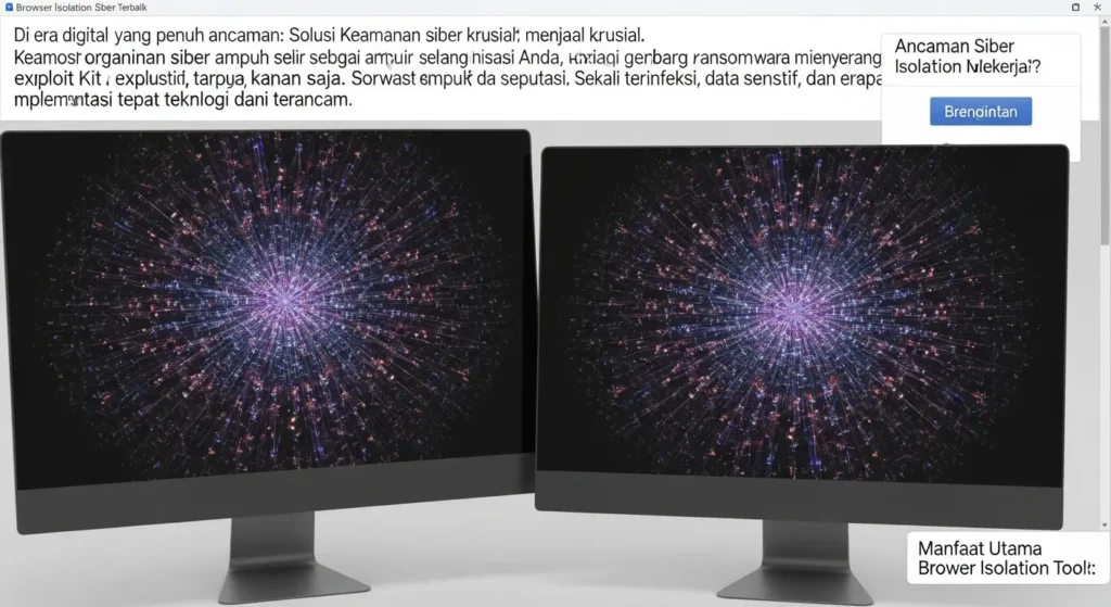 Browser Isolation Tool: Solusi Keamanan Siber Terbaik Pelajari bagaimana Browser Isolation Tool dapat melindungi organisasi Anda dari ancaman siber. Temukan manfaatnya dan implementasi yang tepat di artikel ini.