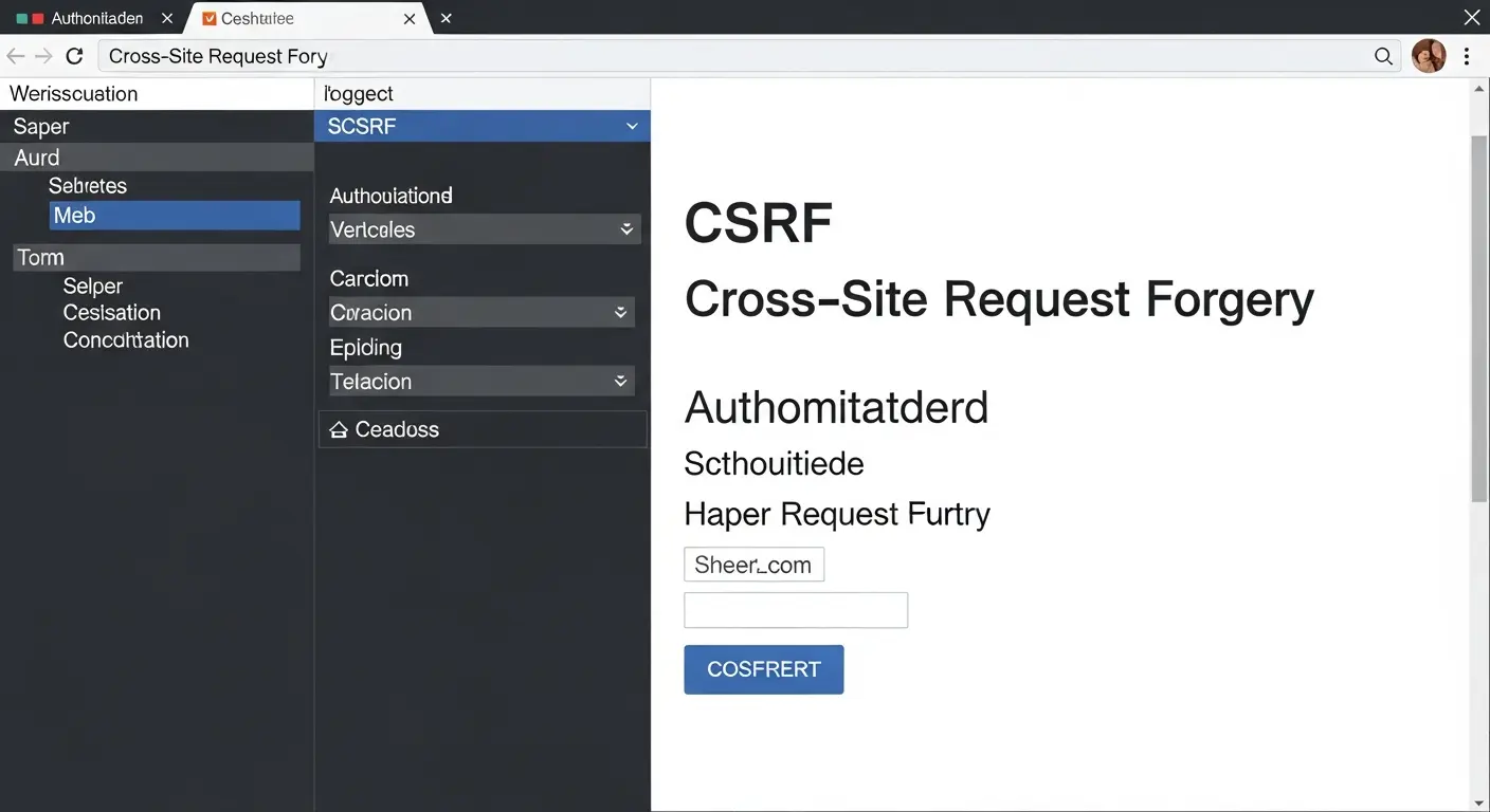 Cross-Site Request Forgery dalam Cybersecurity Artikel ini membahas tentang Cross-Site Request Forgery (CSRF) dalam konteks cybersecurity, mengedukasi pembaca tentang risiko dan pencegahan.