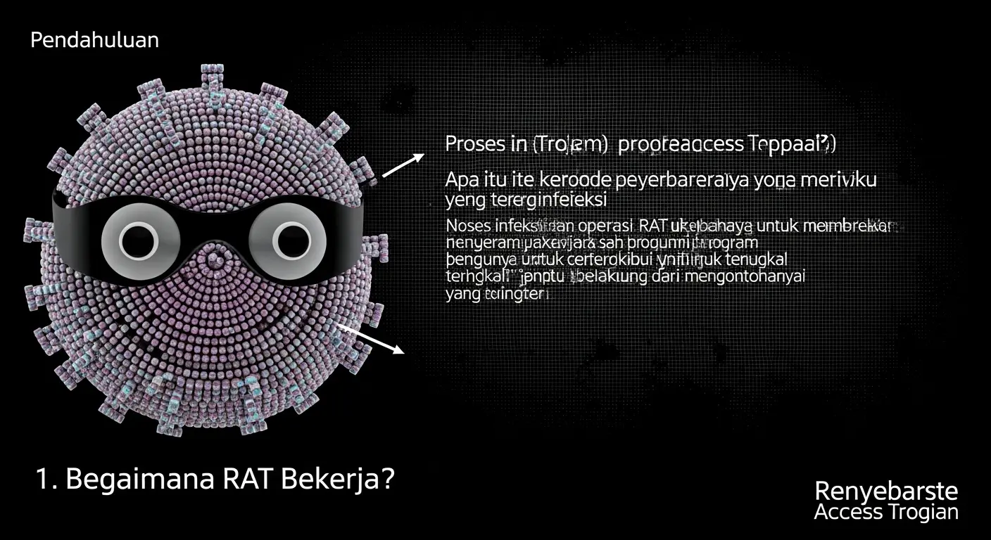 Remote Access Trojan: Menghadapi Ancaman dalam Cybersecurity Artikel ini membahas Remote Access Trojan (RAT), cara kerjanya, dampak, serta langkah pencegahan yang sesuai.