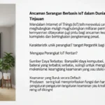 Ancaman IoT-Based Attack dalam Dunia Cybersecurity