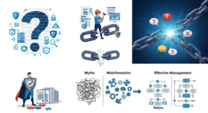Myth-Busting Mengenai Security Policy Management Artikel ini membahas mitos-mitos umum mengenai Security Policy Management dalam cybersecurity dengan pendekatan yang mudah dipahami.