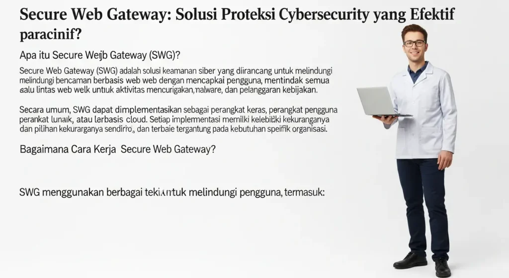 Secure Web Gateway: Solusi Proteksi Cybersecurity yang Efektif Pelajari tentang Secure Web Gateway (SWG) dan bagaimana solusi ini dapat meningkatkan keamanan siber di organisasi Anda dengan Widya Security.