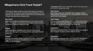 Memahami Click Fraud dalam Cybersecurity untuk Bisnis Anda Artikel membahas dampak dan solusi untuk click fraud dalam dunia cybersecurity, pentingnya perlindungan bagi bisnis.