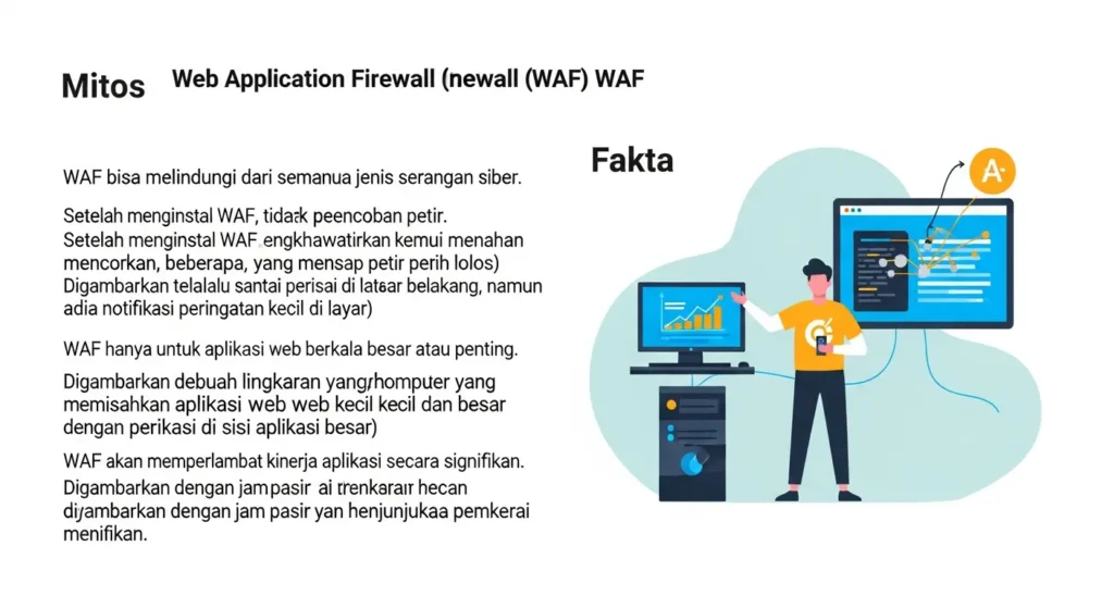 Web Application Firewall: Mitos dan Fakta dalam Keamanan Siber Mitos dan fakta tentang Web Application Firewall dalam keamanan siber.