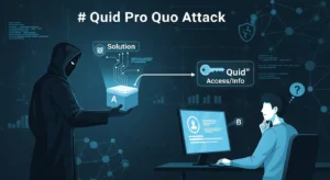 Mengenal Quid Pro Quo Attack dalam Cybersecurity Artikel ini membahas tentang Quid Pro Quo Attack dalam konteks cybersecurity, termasuk ciri-ciri, bentuk, contoh, dan cara pencegahan.