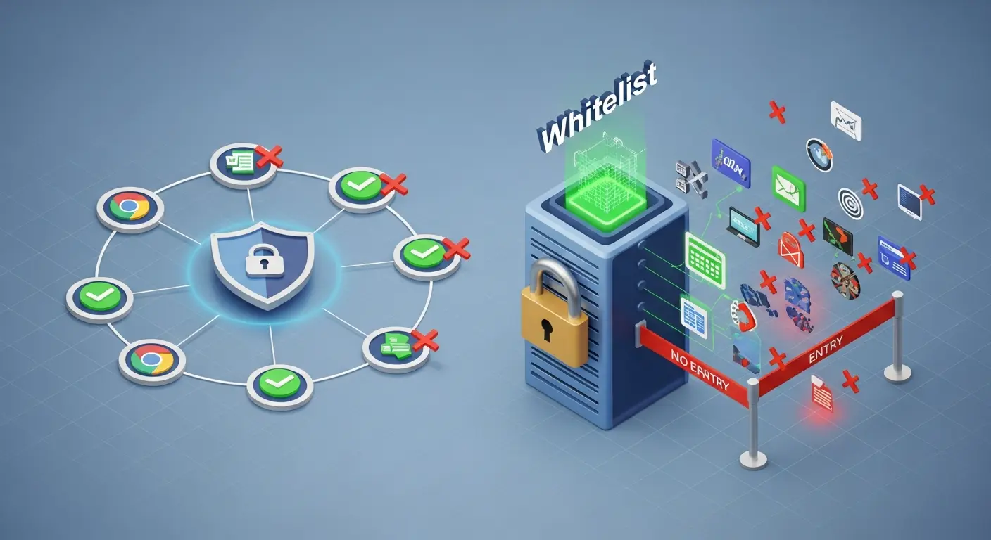 Optimalisasi Keamanan dengan Application Whitelisting Pelajari tentang aplikasi whitelisting dalam cybersecurity dan bagaimana strategi ini membantu meningkatkan keamanan sistem.