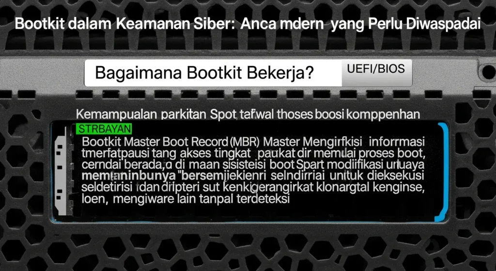 Bootkit dalam Cybersecurity: Ancaman Modern yang Perlu Diwaspadai Artikel mendalam tentang bootkit, malware yang menargetkan sistem sebelum boot, dan tips melindungi diri dari ancaman ini.