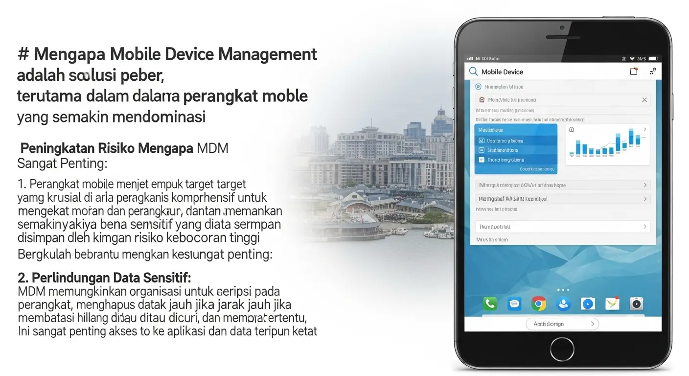 Mobile Device Management: Solusi Keamanan Cyber di Era Modern Mengapa Mobile Device Management adalah solusi penting dalam keamanan siber, terutama dalam era perangkat mobile yang semakin mendominasi.