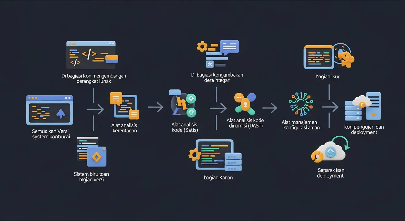 DevSecOps Pipeline Tool: Meningkatkan Keamanan dalam Cybersecurity Mempelajari tentang DevSecOps Pipeline Tool untuk meningkatkan keamanan dalam cybersecurity. Fokus pada keamanan aplikasi dari dalam proses pengembangan.