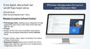 Panduan Menggunakan Encryption Software untuk Keamanan Siber Artikel ini membahas pentingnya encryption software dalam dunia cybersecurity, termasuk cara memilih software yang tepat dan tips untuk penggunaan yang efektif.