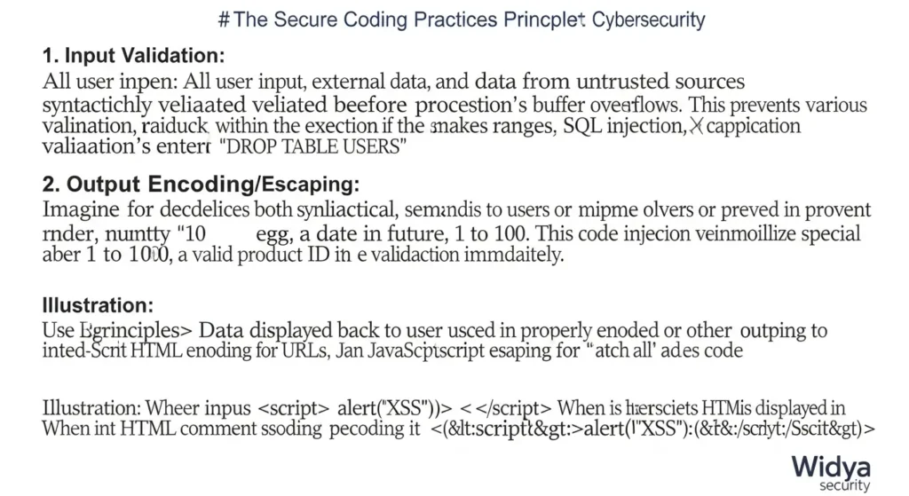 Prinsip Secure Coding Practices dalam Keamanan Siber Panduan lengkap tentang secure coding practices dalam keamanan siber oleh Widya Security.