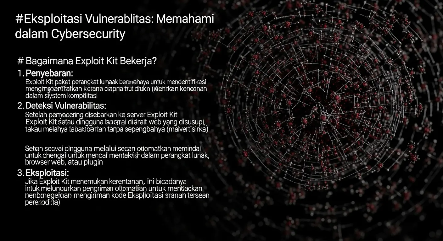 Eksploitasi Vulnerabilitas: Memahami Exploit Kit dalam Cybersecurity Pelajari tentang Exploit Kit dan dampaknya dalam dunia cybersecurity serta langkah-langkah pencegahan yang dapat Anda ambil.