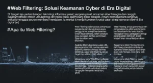 Web Filtering: Solusi Keamanan Cyber di Era Digital Artikel ini membahas tentang web filtering dan pentingnya dalam menjaga keamanan jaringan dalam cybersecurity.