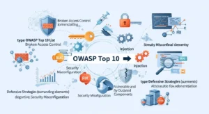 Studi Kasus: Memahami OWASP Top 10 di Bidang Cybersecurity Artikel ini membahas mengenai OWASP Top 10 dan bagaimana cara mencegah kerentanan dalam keamanan siber.