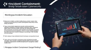 Incident Containment: Strategi Terbaik dalam Cybersecurity Artikel ini membahas pentingnya incident containment dalam cybersecurity dan bagaimana Widya Security membantu perusahaan.