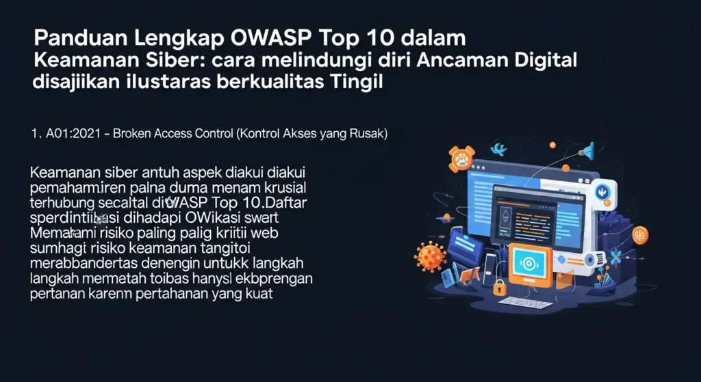 Panduan Lengkap OWASP Top 10 dalam Keamanan Siber Artikel ini membahas tentang OWASP Top 10 dalam keamanan siber, serta tips untuk melindungi diri dari ancaman siber.