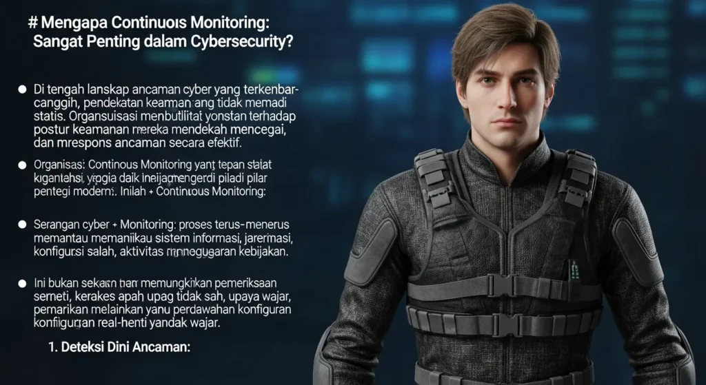 Continuous Monitoring: Keamanan Cyber Terus Menerus Mengapa Continuous Monitoring sangat penting dalam Cybersecurity? Baca lebih lanjut di artikel ini.