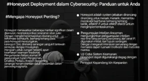 Honeypot Deployment dalam Cybersecurity: Panduan untuk Anda Pelajari lebih lanjut tentang Honeypot Deployment dalam cybersecurity dan cara efektif untuk mengimplementasikannya.