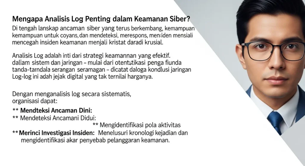 Meningkatkan Keamanan Siber melalui Log Analysis Fokus pada pentingnya log analysis dalam cybersecurity dan bagaimana Widya Security dapat membantu.