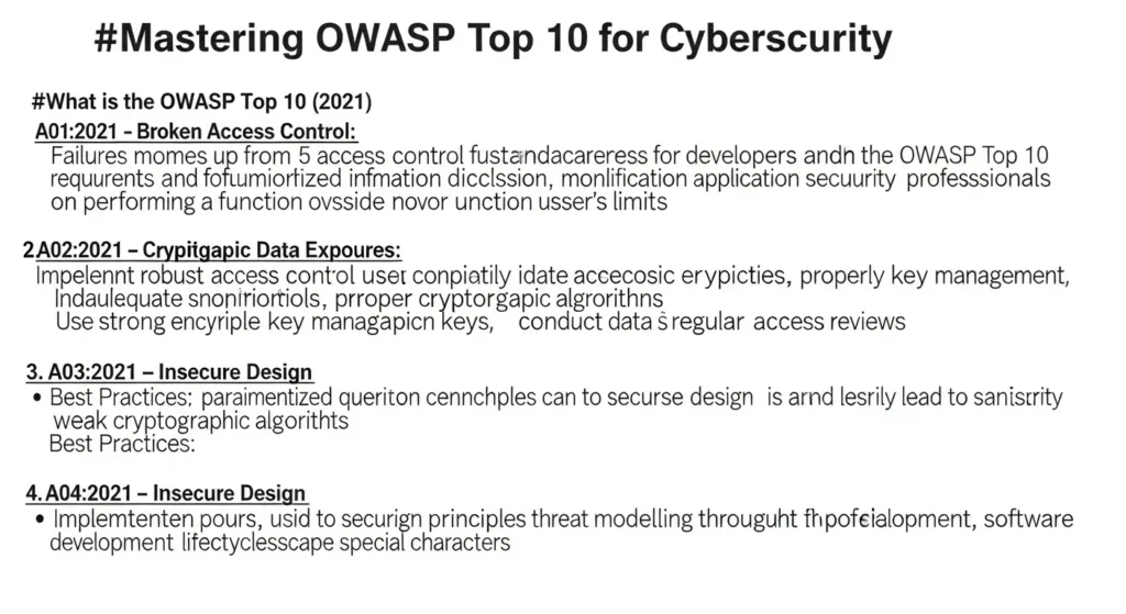 Menguasai OWASP Top 10 untuk Keamanan Siber Artikel ini menjelaskan OWASP Top 10 dan praktik terbaik dalam cybersecurity.