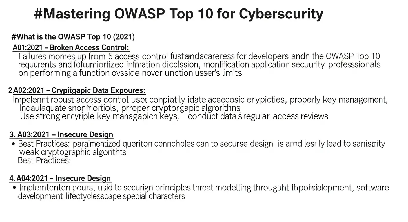 Menguasai OWASP Top 10 untuk Keamanan Siber Artikel ini menjelaskan OWASP Top 10 dan praktik terbaik dalam cybersecurity.