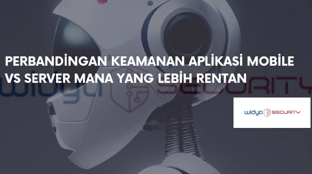 Perbandingan keamanan aplikasi mobile dan server backend dengan ilustrasi shield