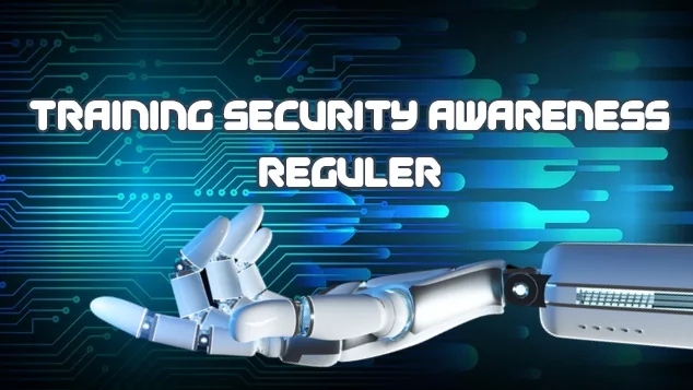 Karyawan mengikuti training security awareness untuk meningkatkan keamanan siber perusahaan